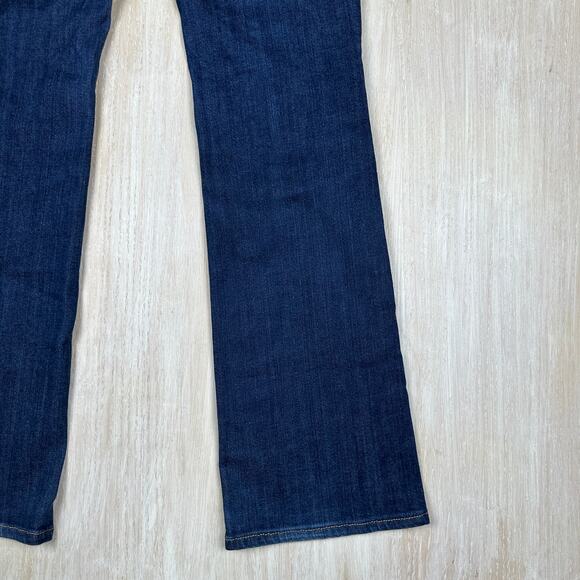 AG Adriano Goldschmied Jessie Curvy Bootcut Blue Dark Wash Casual Denim Jeans 26 - Picture 14 of 16